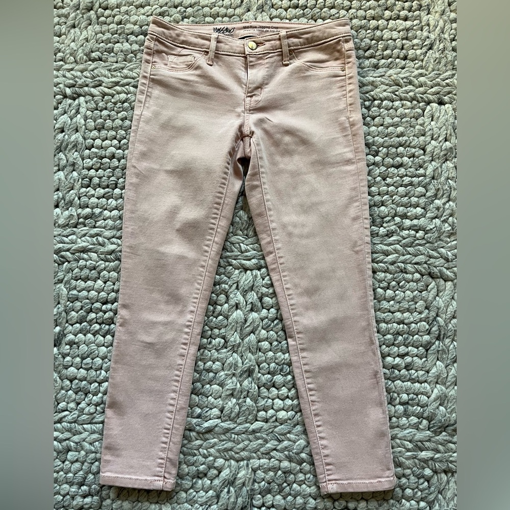 Mossimo Denim blush pink mid rise crop jegging